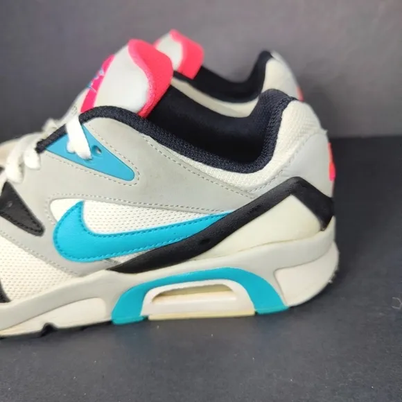 Nike Air Structure Triax 91 OG White Neo Teal Sneaker Youth Shoes Size 5.5Y