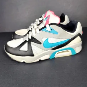 Nike Air Structure Triax 91 OG White Neo Teal Sneaker Youth Shoes Size 5.5Y