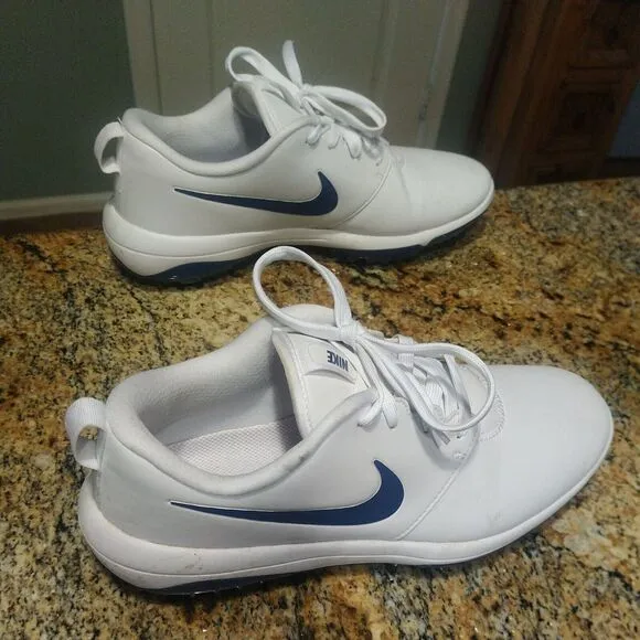 Nike Roshe G Tour Indigo Blue Waterproof Golf Shoes AR5580-101 Men's Size 8