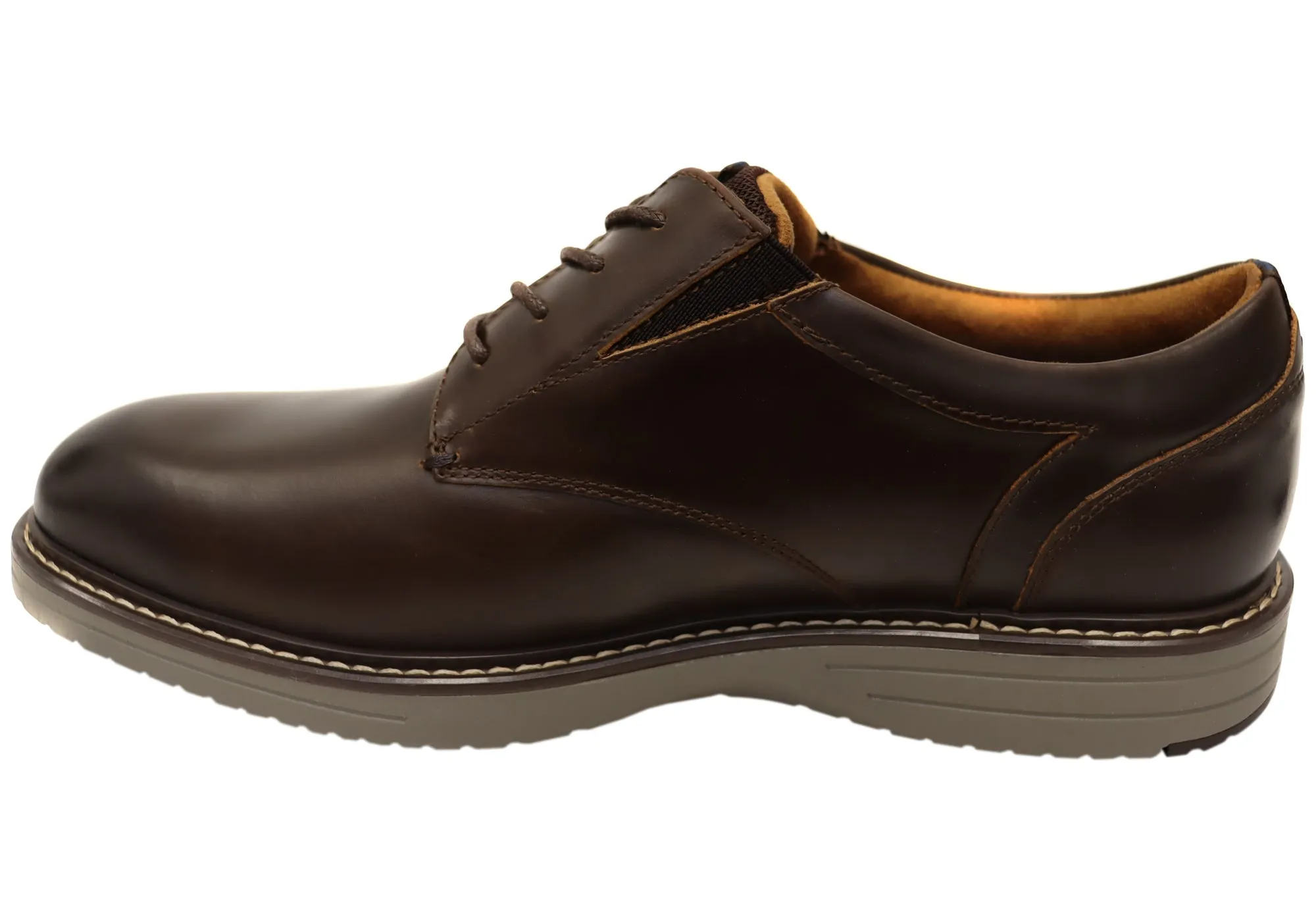Nunn Bush By Florsheim Mens EE Extra Wide Griff Plain Toe Shoes