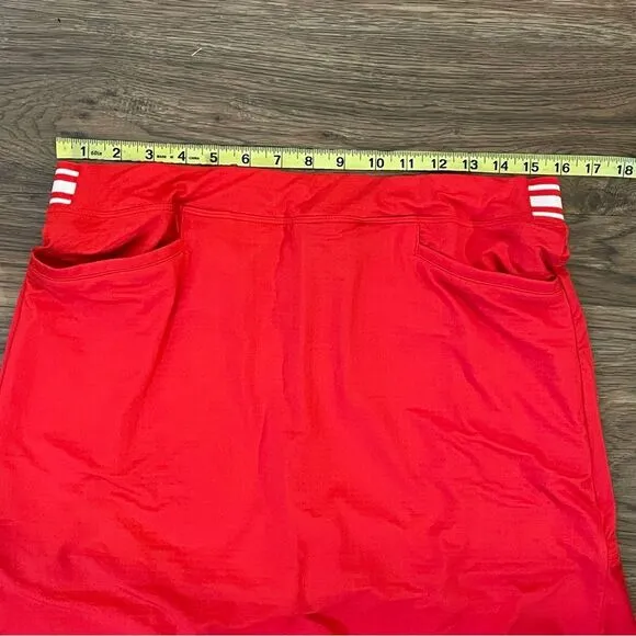 NWT Nivo Lexie Tennis Golf Skort Red Size Medium