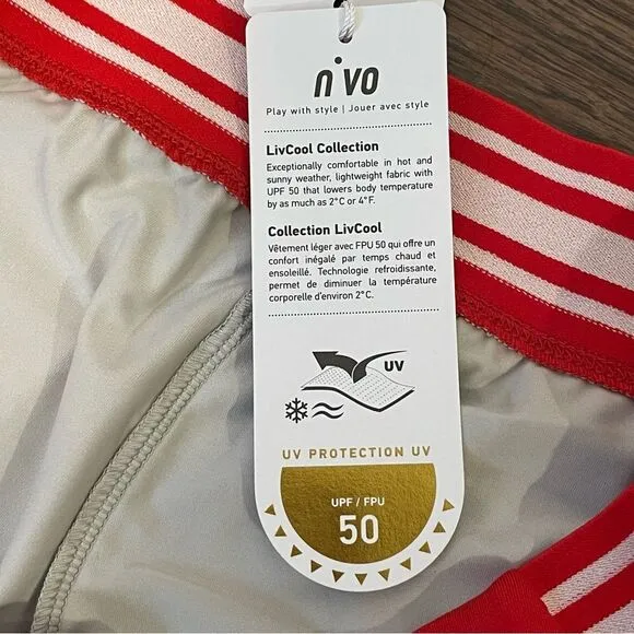 NWT Nivo Lexie Tennis Golf Skort Red Size Medium
