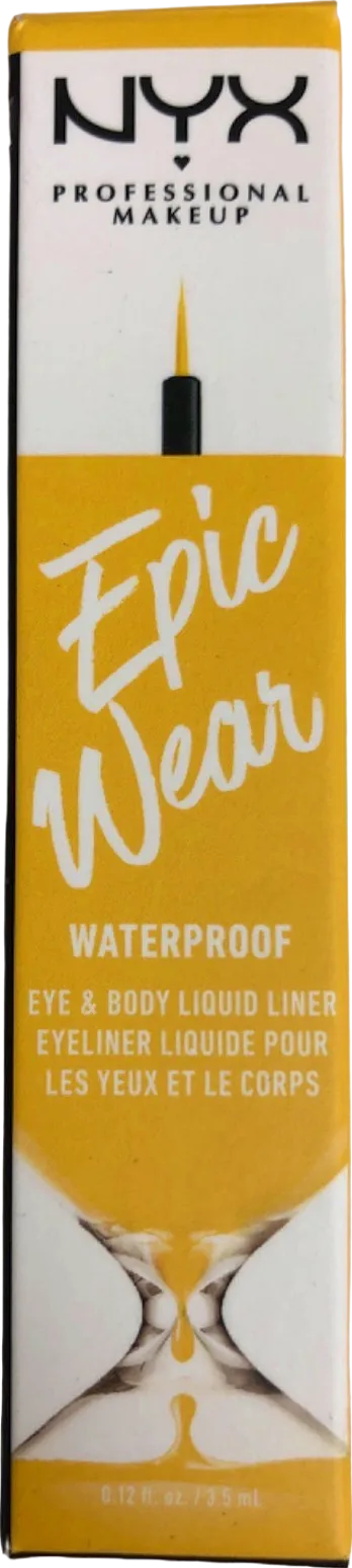 NYX Epic Wear Waterproof Eye & Body Liquid Liner Yellow 3.5 ml