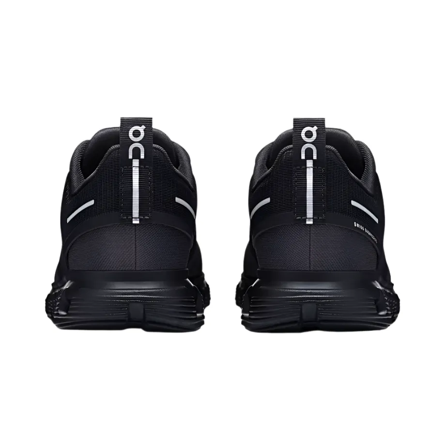 On Running Women's Cloud 6 Waterproof Athletic Shoe - All Black