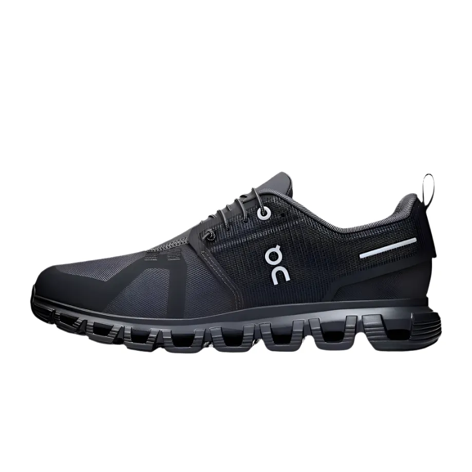 On Running Women's Cloud 6 Waterproof Athletic Shoe - All Black