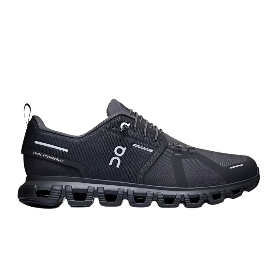 On Running Women's Cloud 6 Waterproof Athletic Shoe - All Black