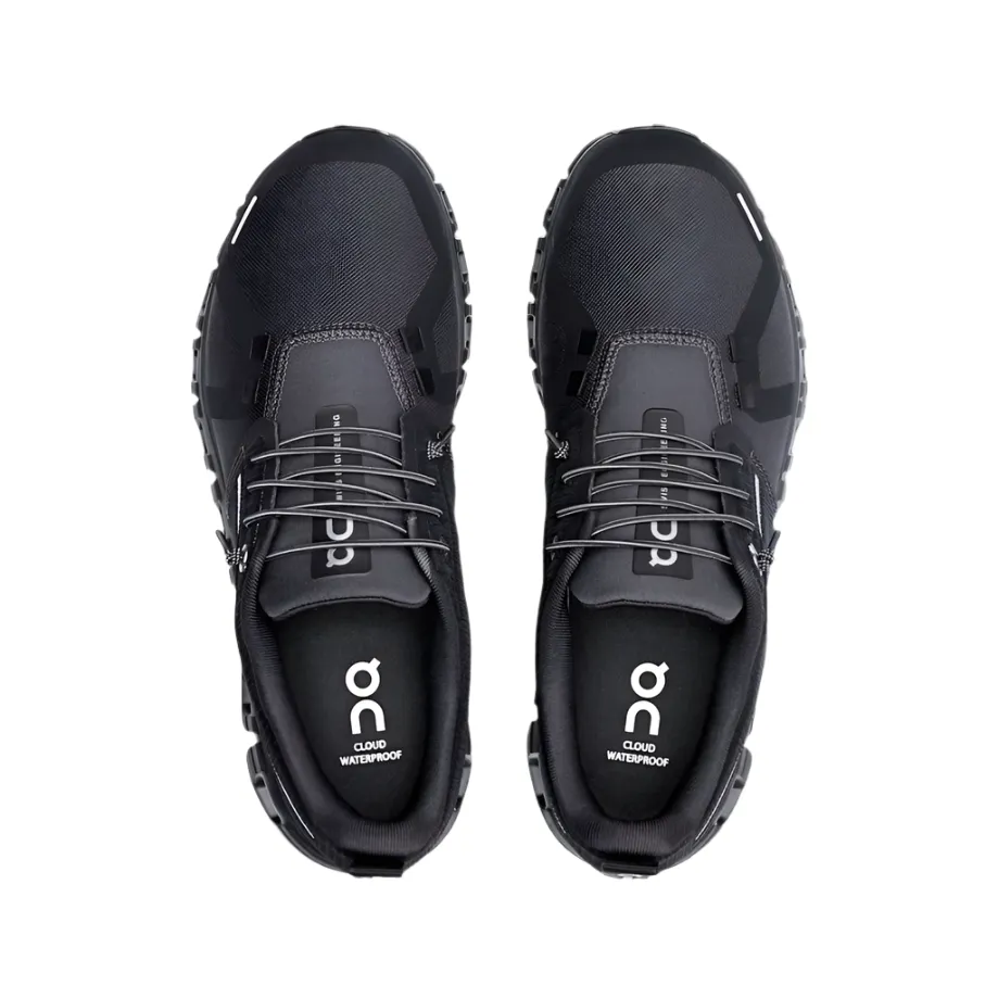 On Running Women's Cloud 6 Waterproof Athletic Shoe - All Black