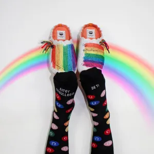 Pack Calcetín "Estoy orgullos@ de ti"   Zapatillas Arco Iris