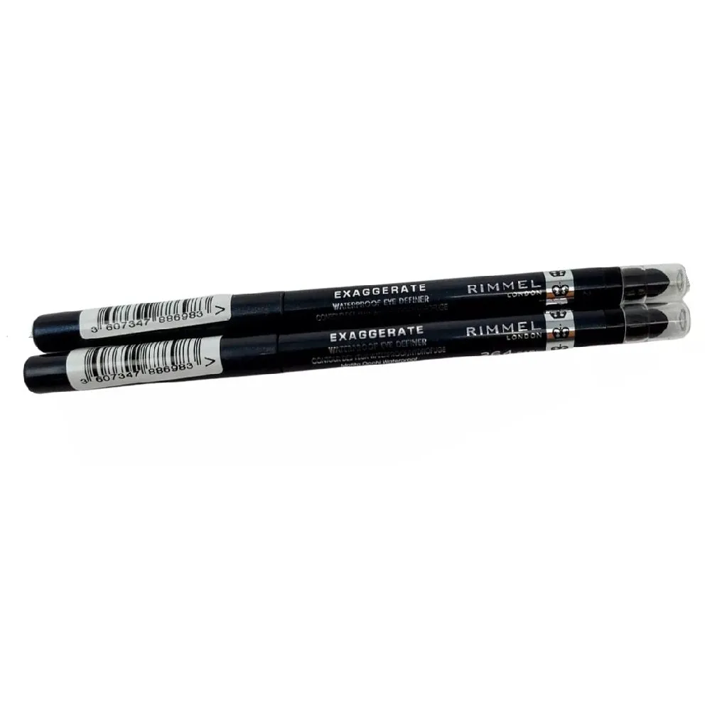 Pack of 2 Rimmel Exaggerate Waterproof Eye Definer, Earl Grey 264
