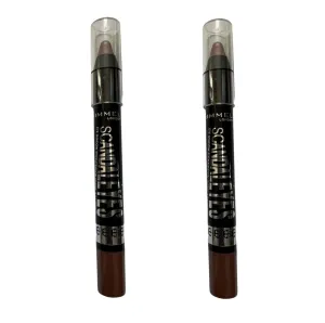 Pack of 2 Rimmel ScandalEyes Eyeshadow Waterproof  Stick Crayon, Bluffing 011
