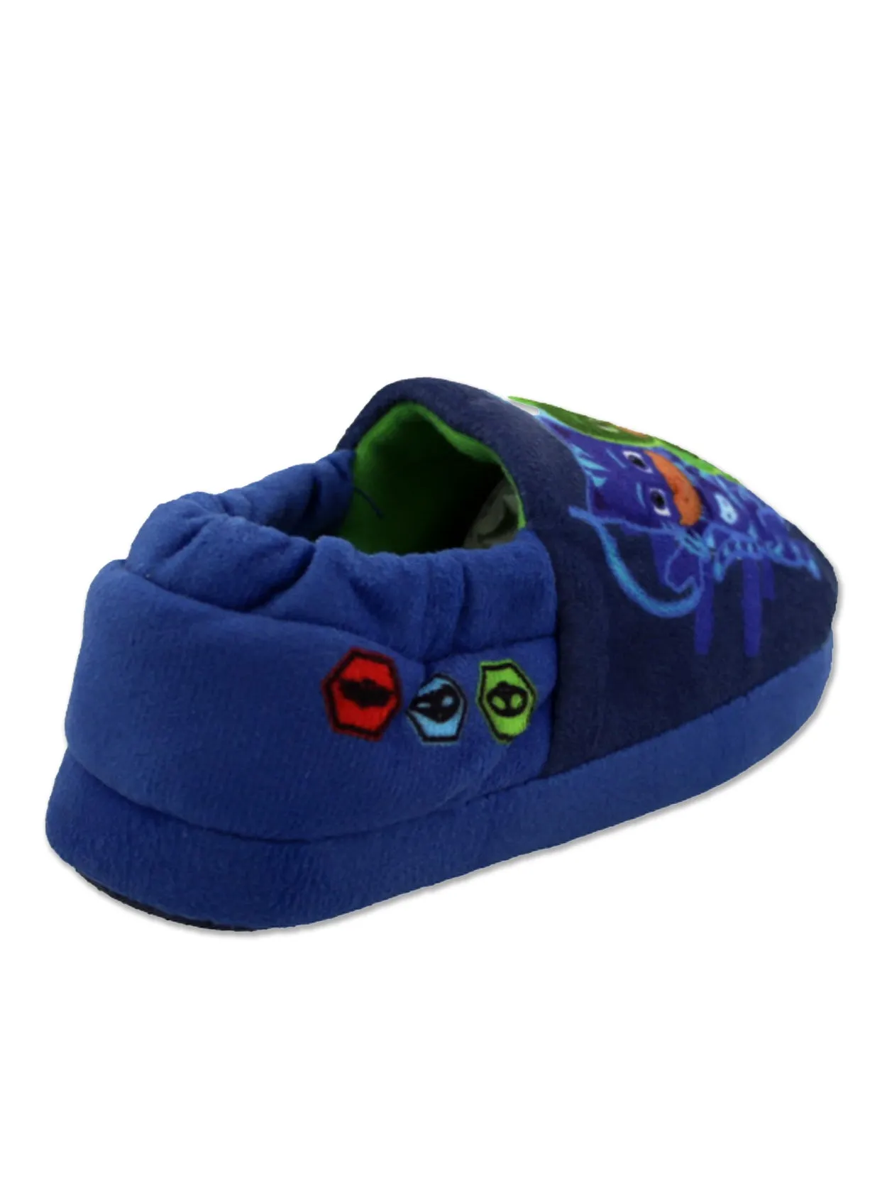 PJ Masks Plush A-Line Slippers with Non Slip Rubber Sole