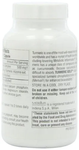 Planetary Herbals Turmeric Oro 500 mg, 120 count