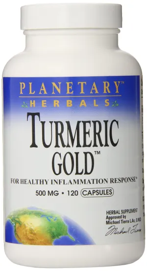 Planetary Herbals Turmeric Oro 500 mg, 120 count