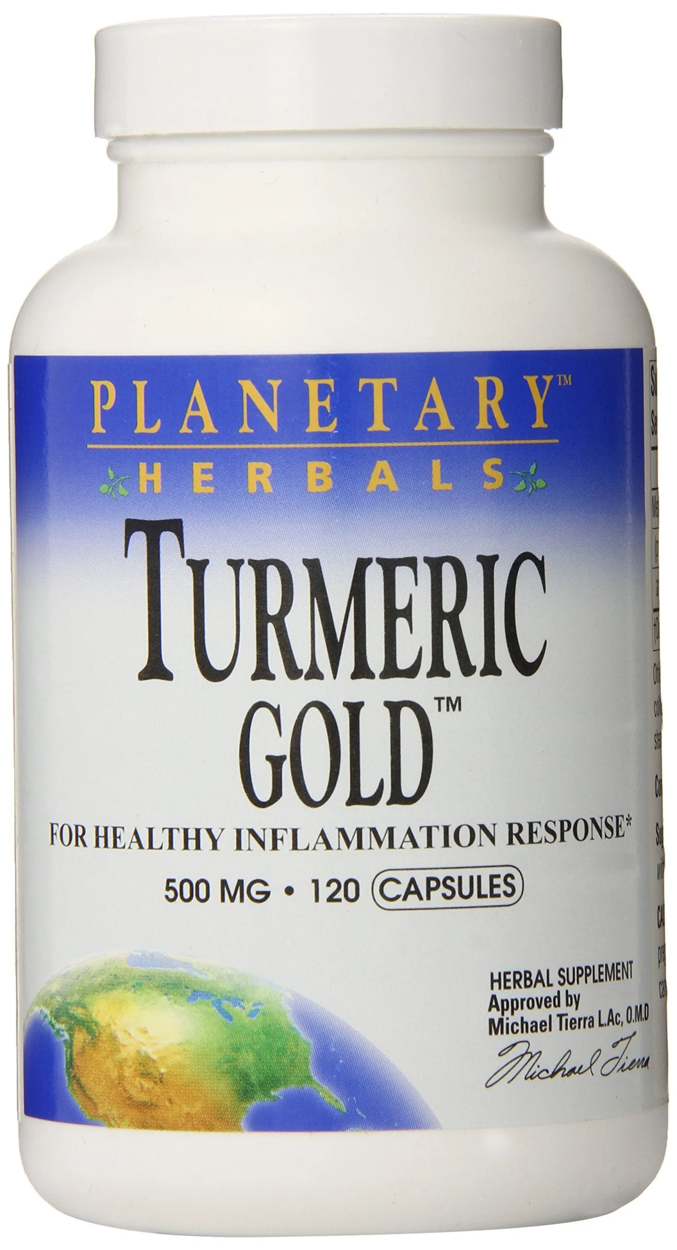Planetary Herbals Turmeric Oro 500 mg, 120 count