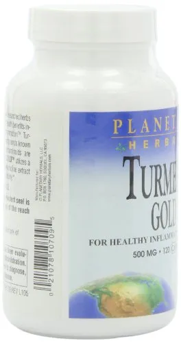 Planetary Herbals Turmeric Oro 500 mg, 120 count