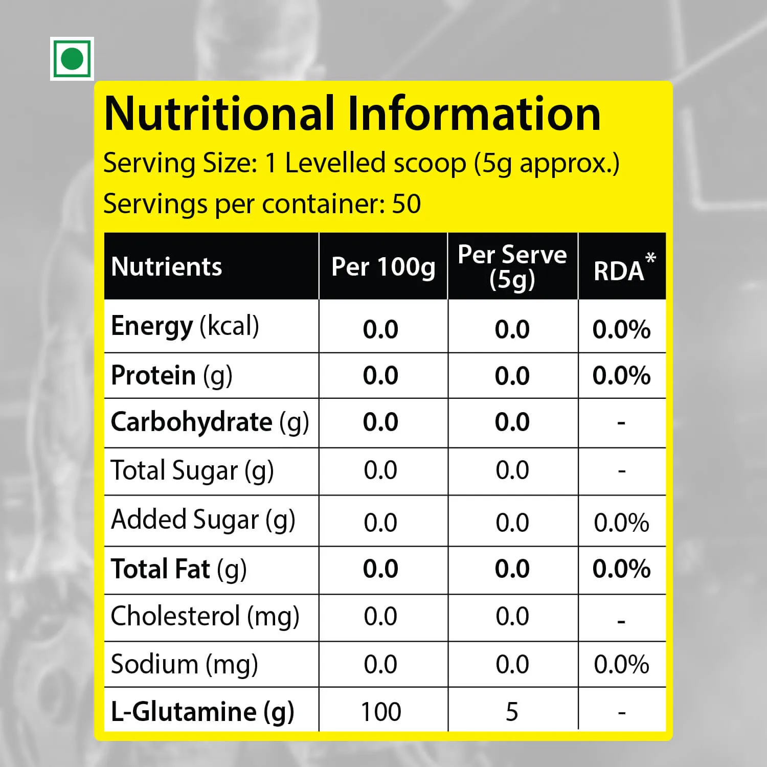 Protrition L-Glutamine, Unflavoured, 250g