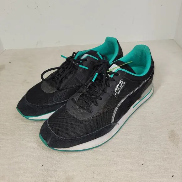 Puma Shoes Mens Size 9.5 Black Future Rider x Mercedes AMG Petronas F1 Mercedes