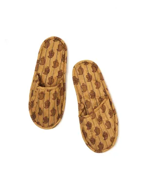 Quilted slippers