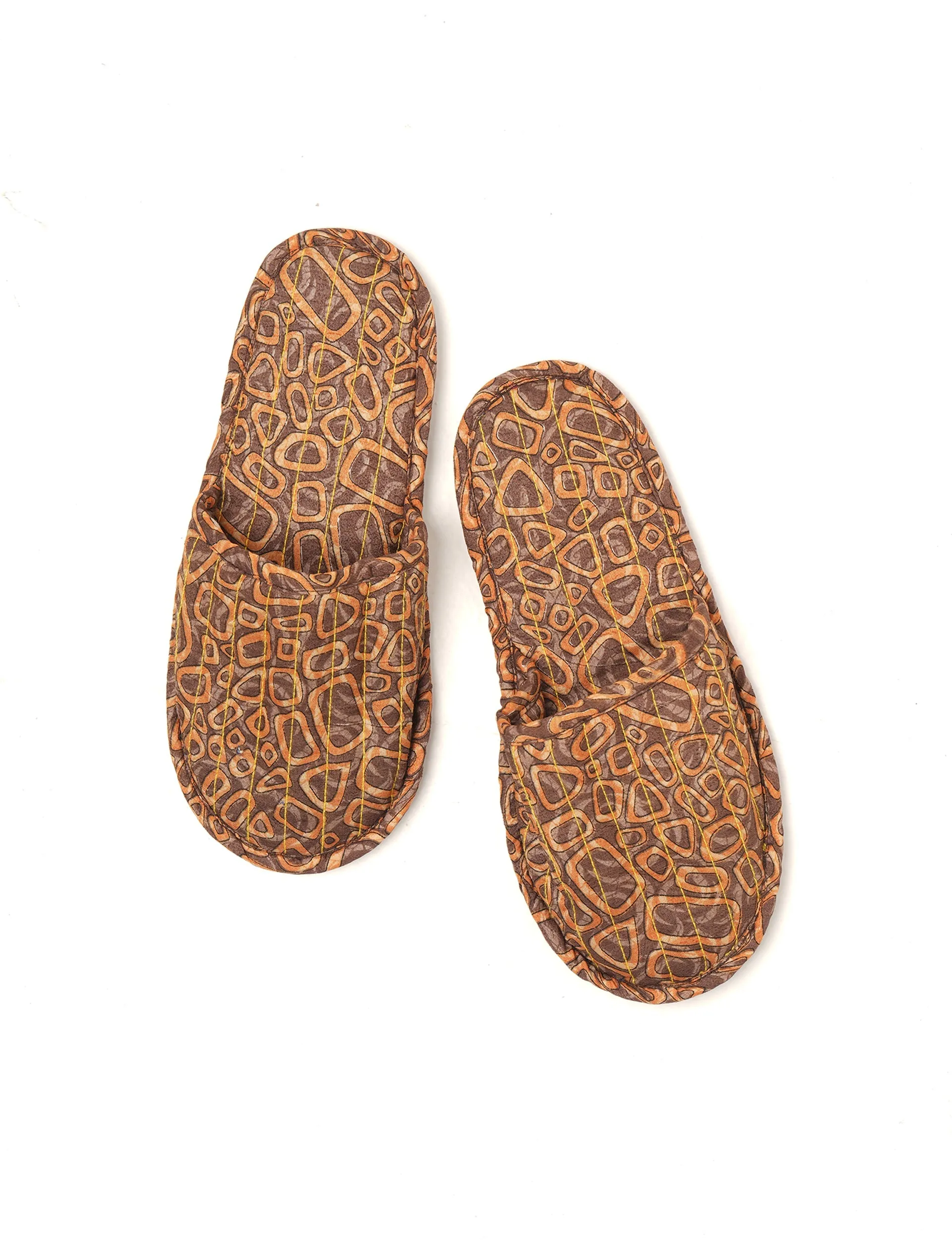 Quilted slippers