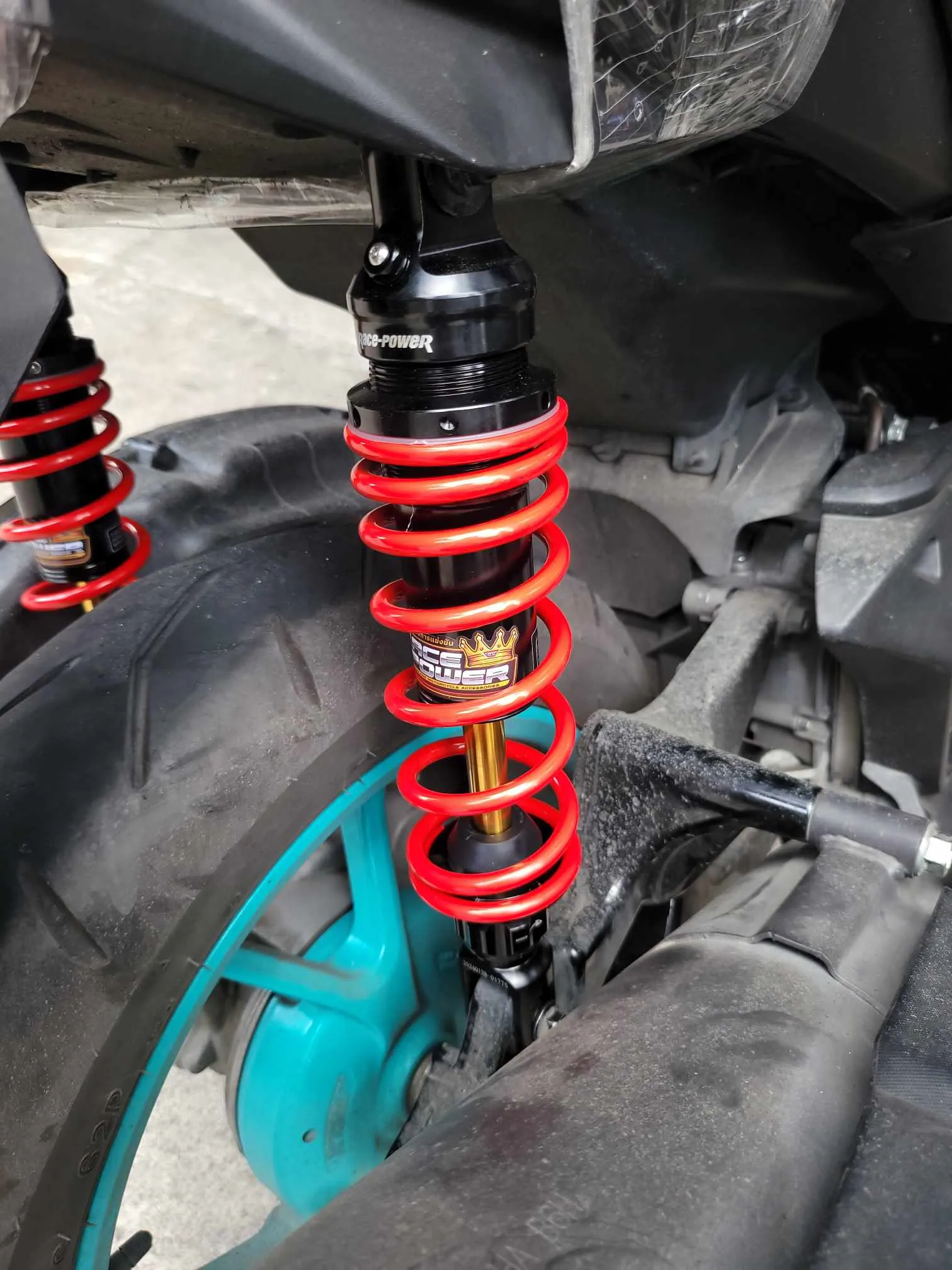 RACE POWER PREMIUM AEROX / NMAX (BLACK/RED)