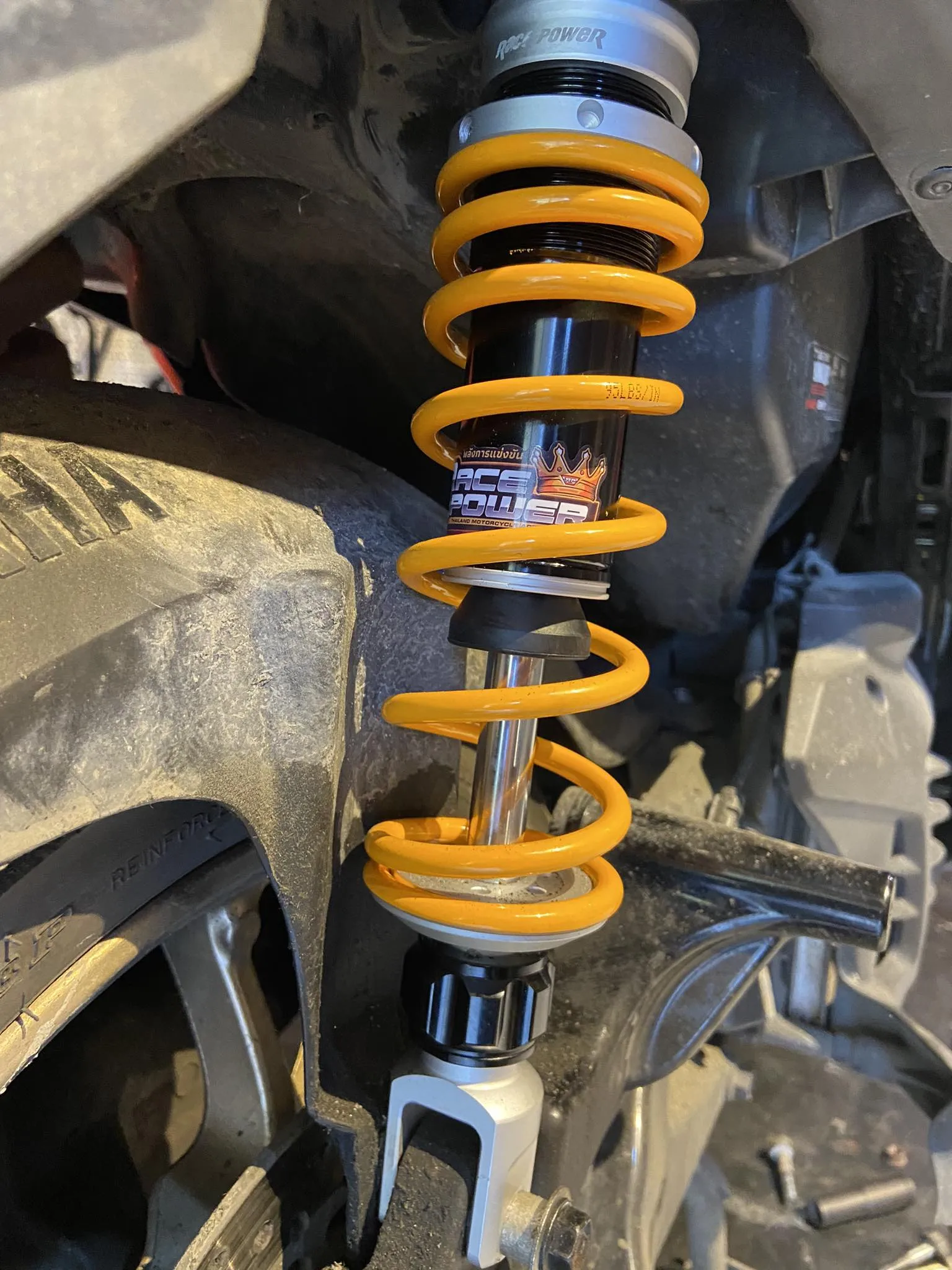 RACE POWER PREMIUM AEROX / NMAX (SILVER/YELLOW)