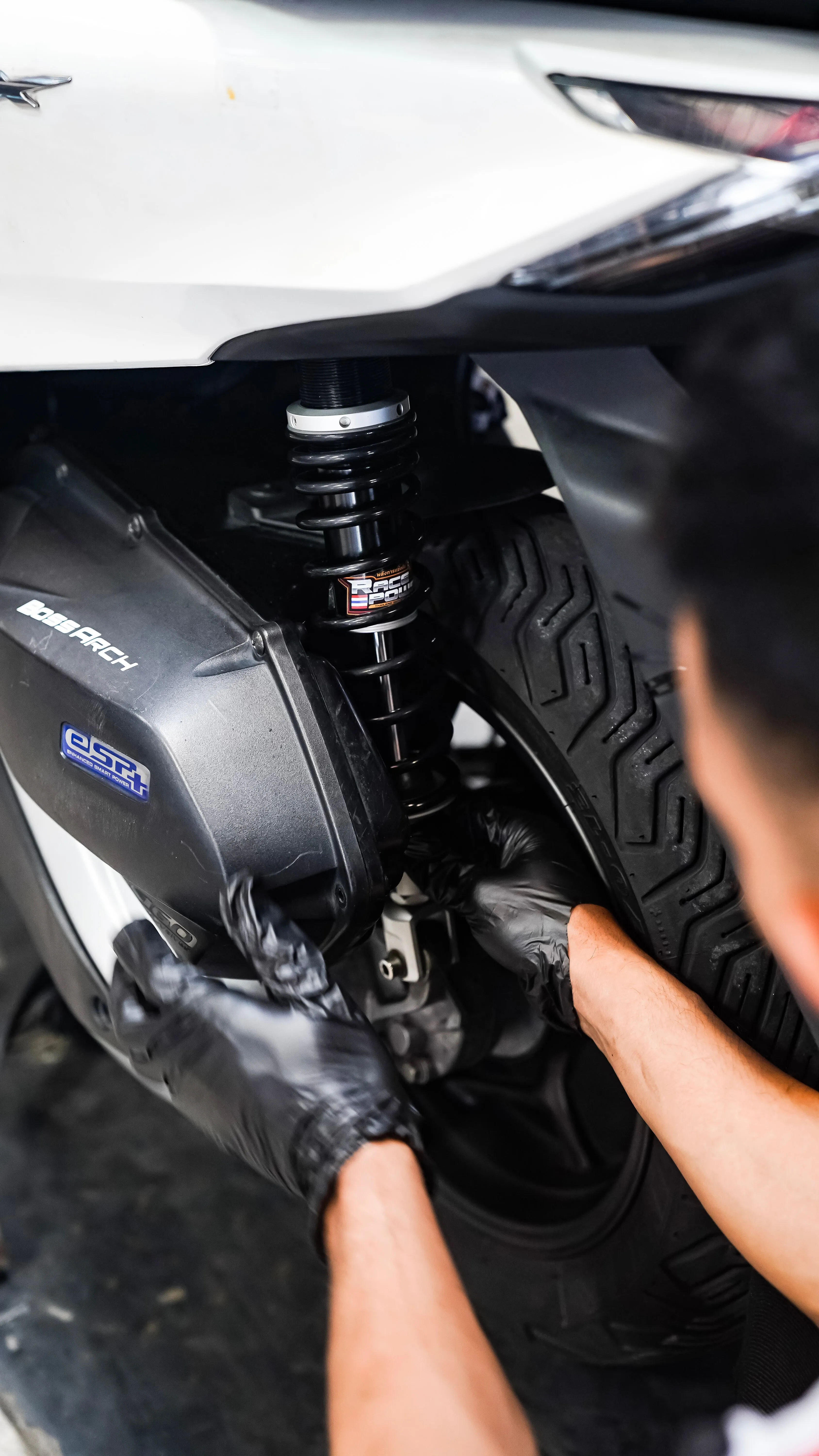 RACE POWER PREMIUM PCX (SILVER/BLACK)