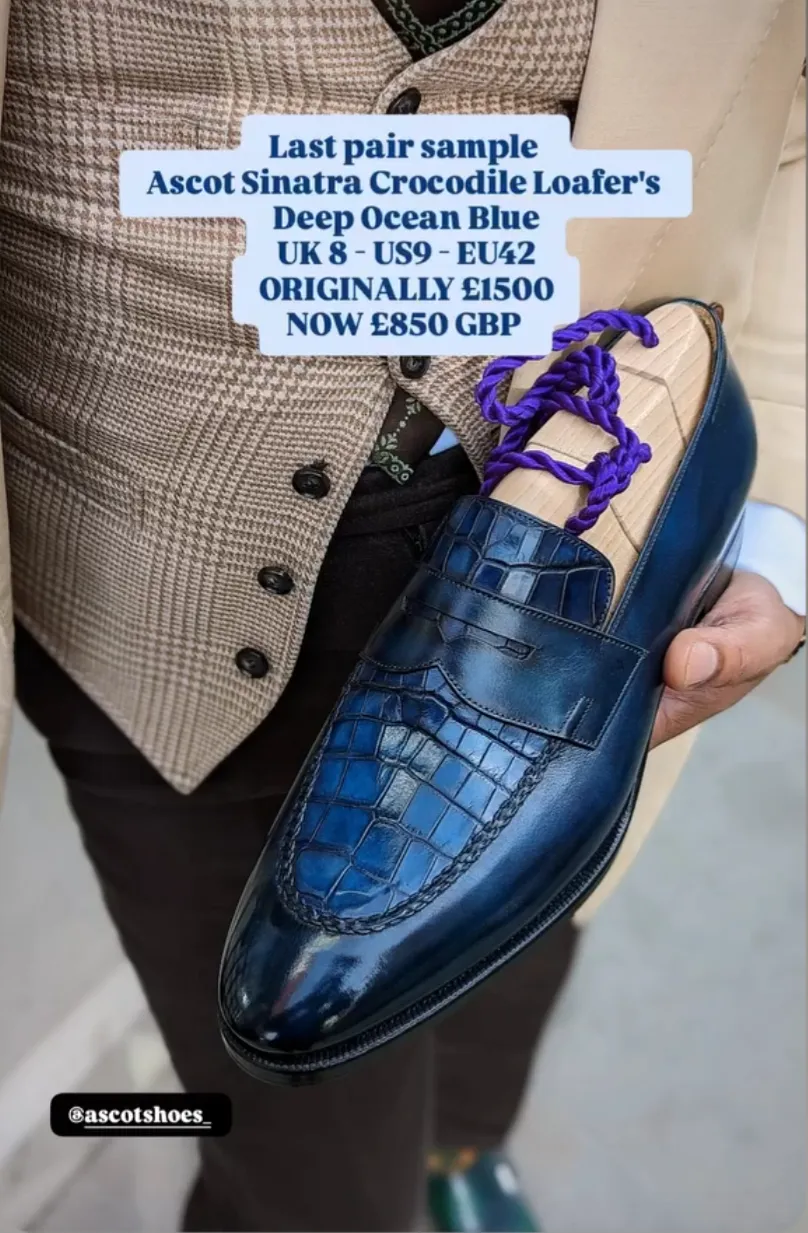 Rana Invoice: 2 pairs of Crocodile Loafers - Part 2