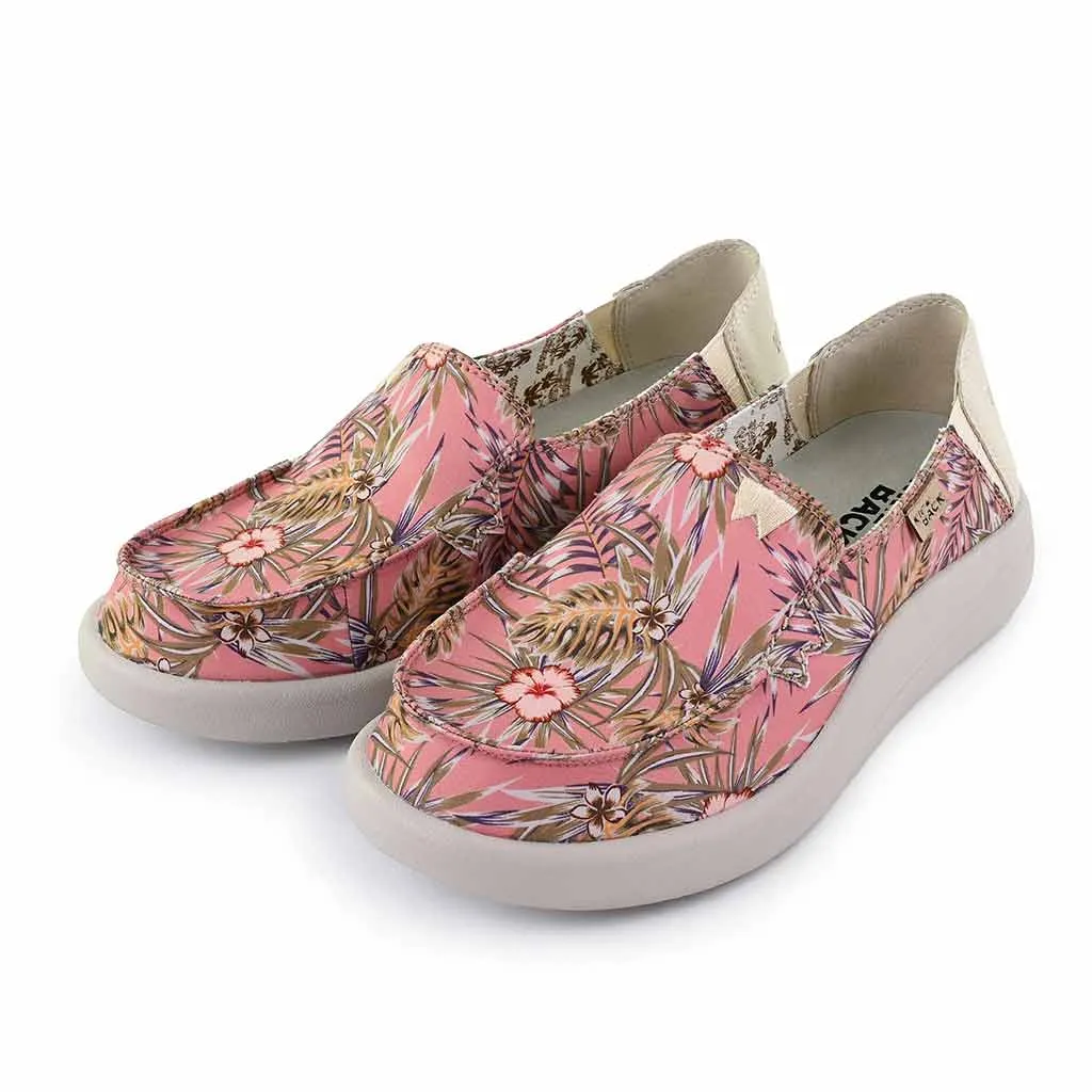 Rizzo Pink Hibiscus Print