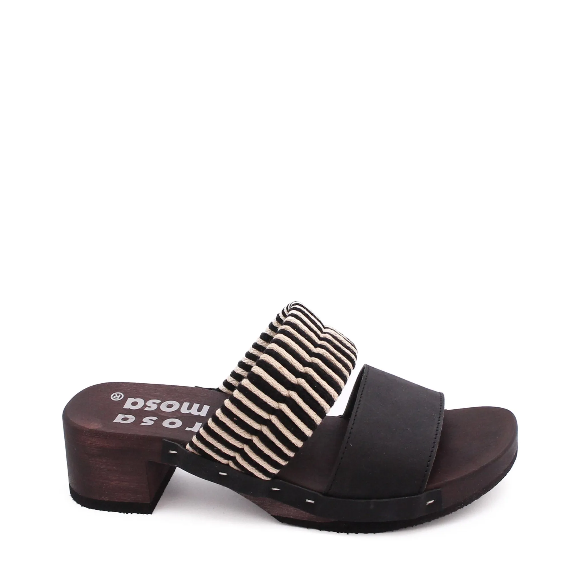 ROCCO KNOT SANDALS   BLACK NATURAL