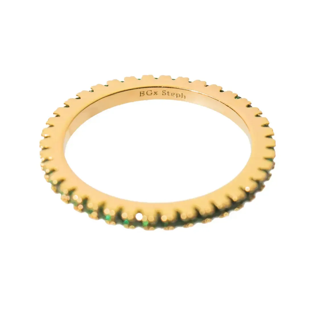 Royal Emerald Ring | Waterproof Jewelry