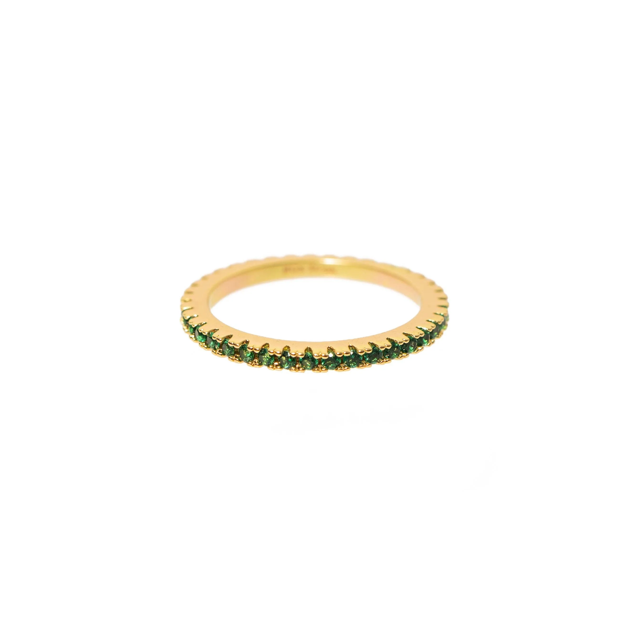 Royal Emerald Ring | Waterproof Jewelry