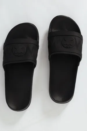 Rubber Upper Pool Slide - Black