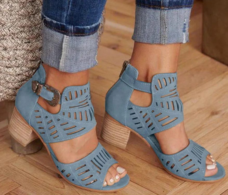 Sandals Leopard Print On Soft Sole Footbed