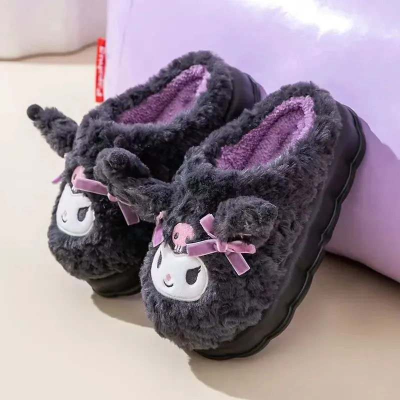 Sanrio Kuromi Home Slippers | Soft, Snuggly, and Stylish