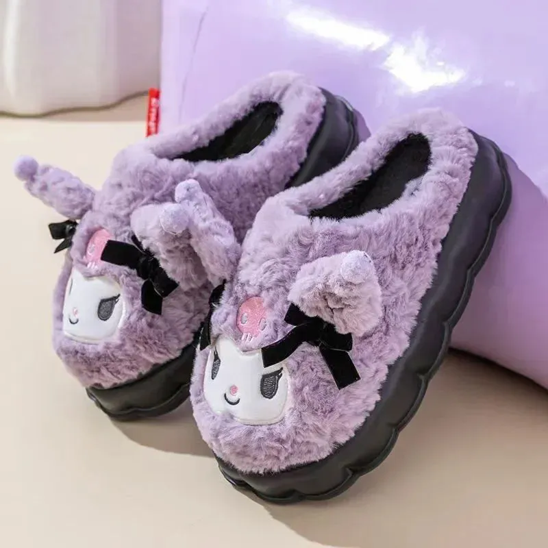 Sanrio Kuromi Home Slippers | Soft, Snuggly, and Stylish