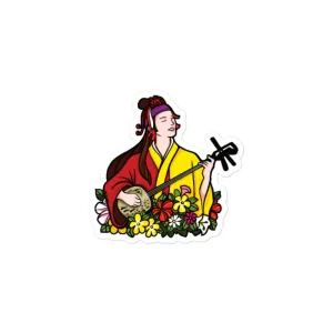 Sanshin Girl Waterproof Sticker
