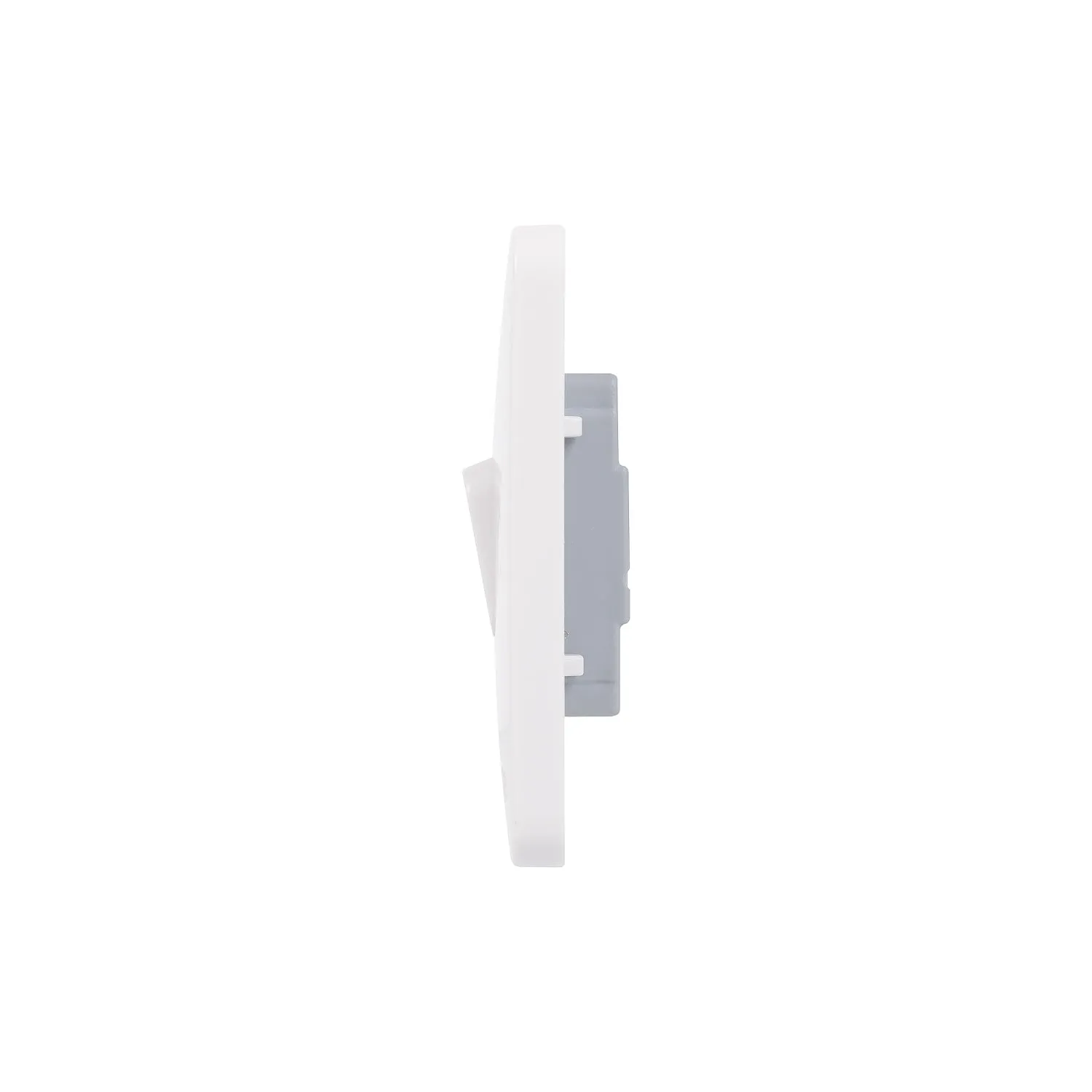 Schneider Electric GGBL1012S Lisse White Moulded 10AX 1G 2-Way Plate Switch (Display Packaged)