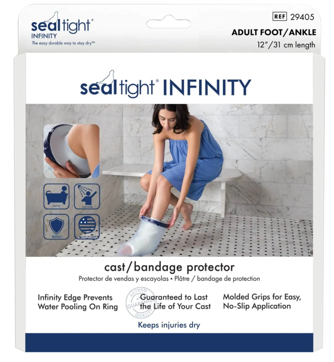 Seal-Tight Waterproof Cast Cover - Adult Foot/Ankle 29405