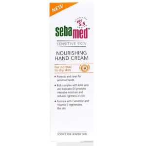 SEBAMED SENSITIVE SKIN HYDRATING HAND NAIL BALM 75ML
