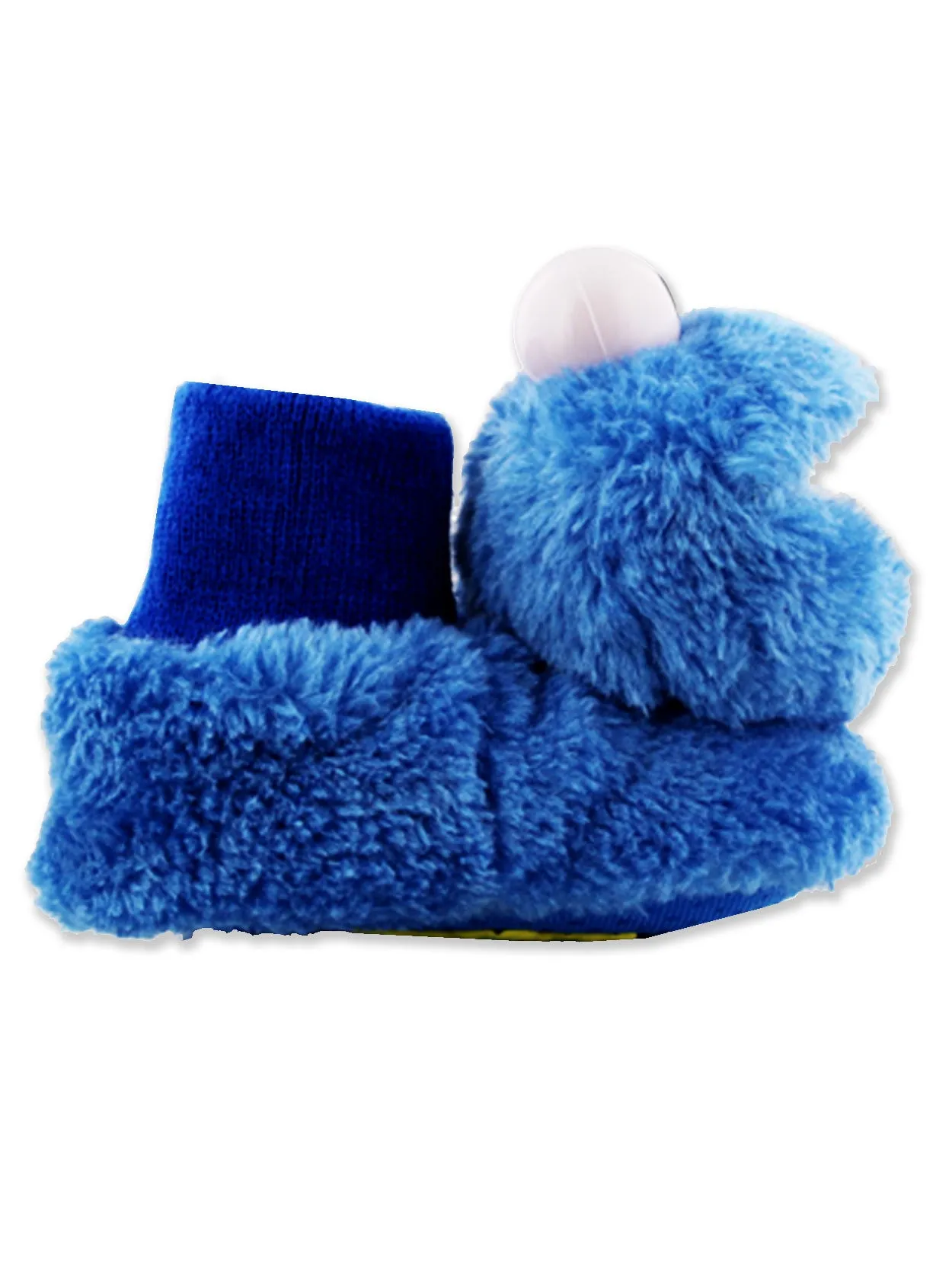 Sesame Street Cookie Monster Plush 3D Sock Top Slippers