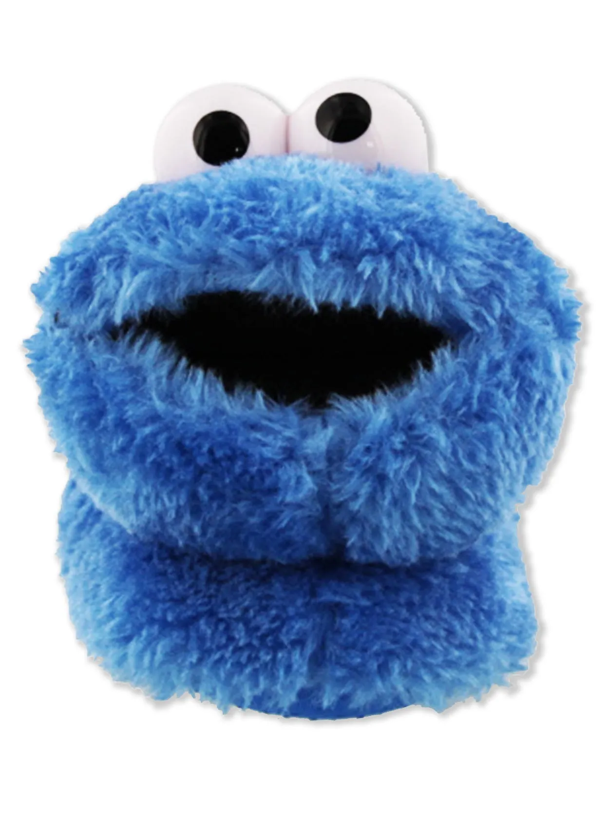 Sesame Street Cookie Monster Plush 3D Sock Top Slippers