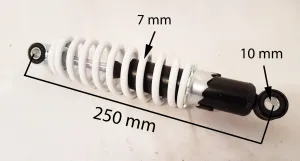 SH057 ADJUSTABLE REAR SHOCK ABSORBER SPRING 250MM FOR 90CC 110CC QUAD BIKE ATV UPBEAT 110CC