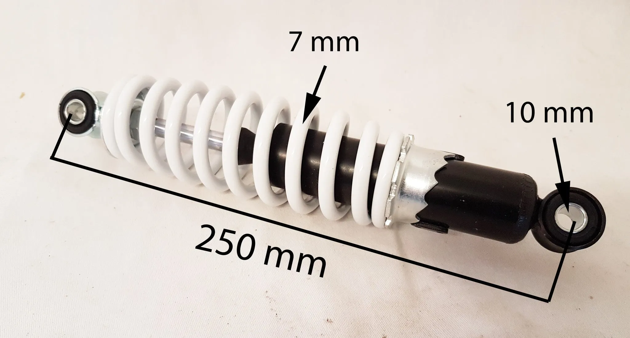 SH057 ADJUSTABLE REAR SHOCK ABSORBER SPRING 250MM FOR 90CC 110CC QUAD BIKE ATV UPBEAT 110CC