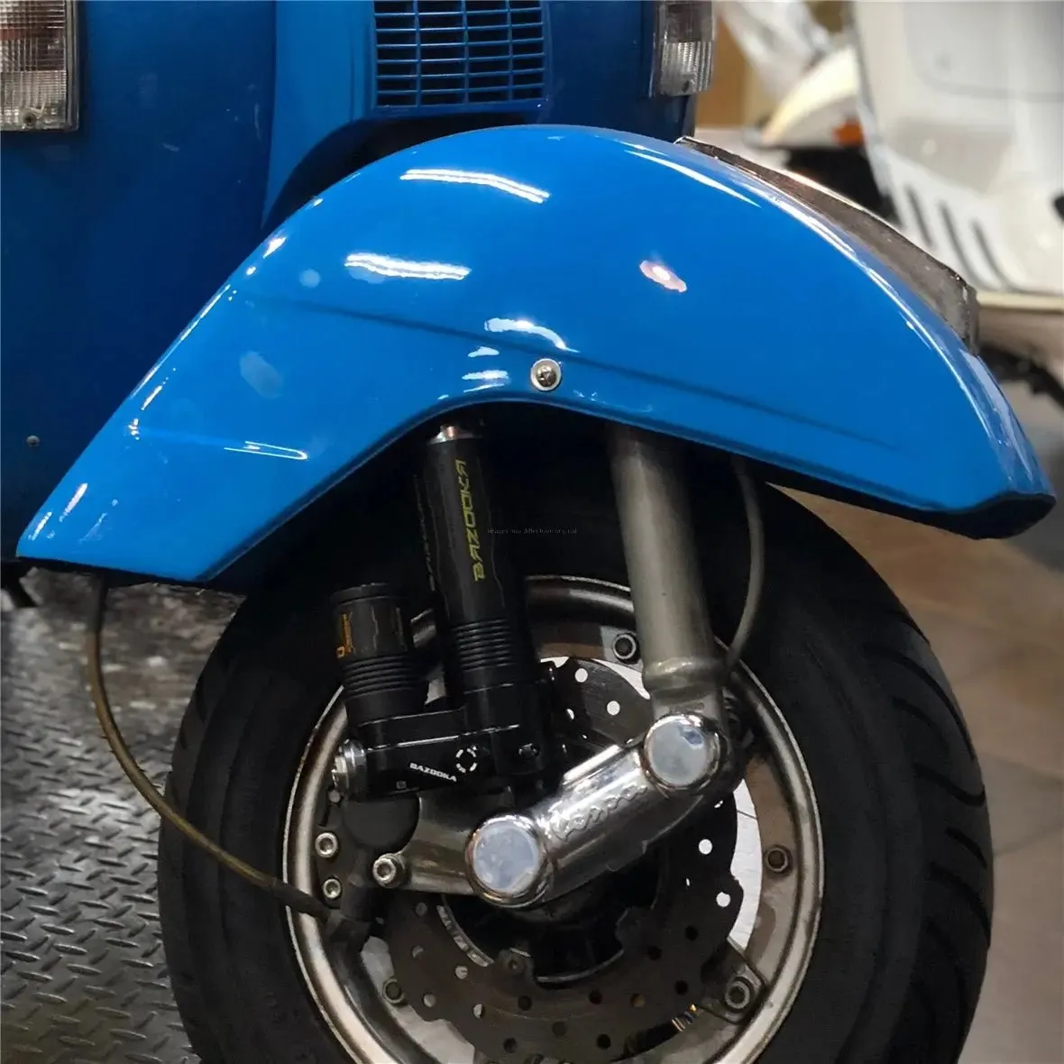 Shock Absorber RacingBros BAZOOKA 3.0 front | Vespa P-Models/Lusso /'98/MY/'11/T5