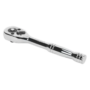 Siegen by Sealey Ratchet Wrench 1/4"Sq Drive Pear-Head Flip Reverse