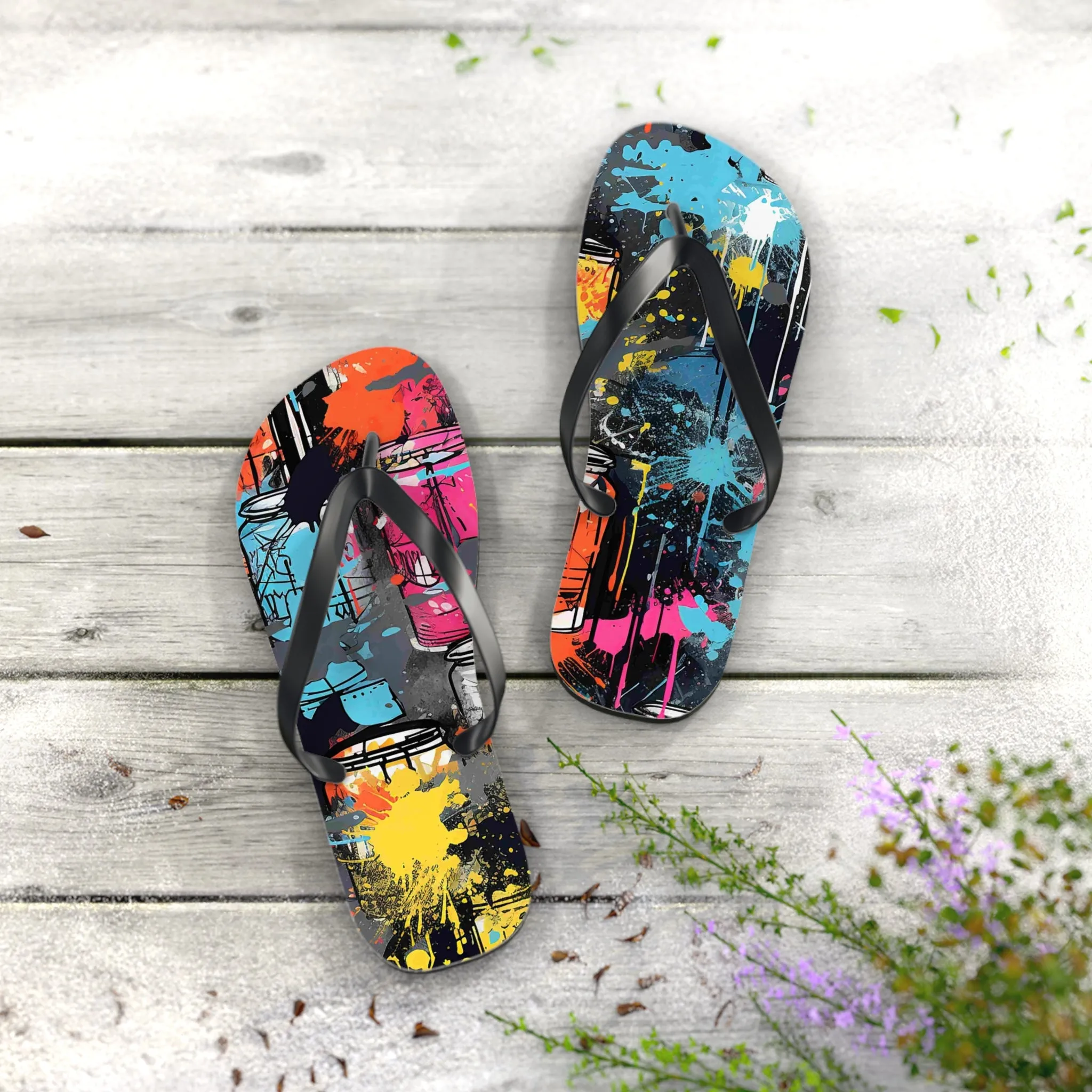 Slapz Flip Flops - Trendy Summer Footwear for Beach and Casual Outings