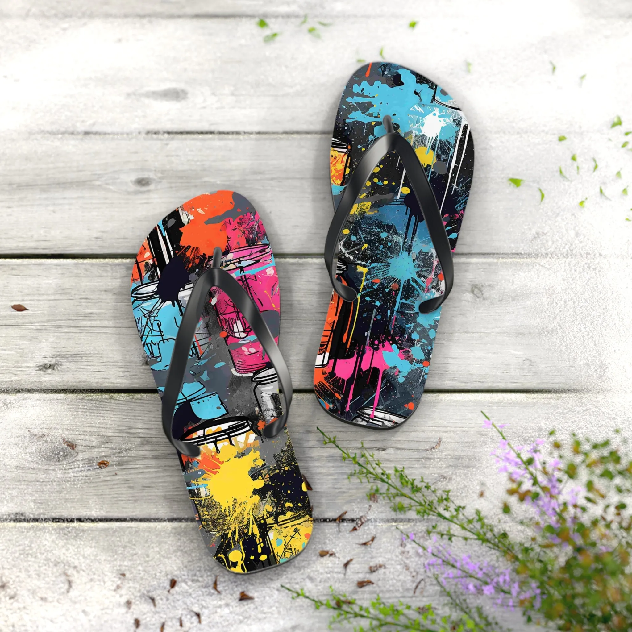 Slapz Flip Flops - Trendy Summer Footwear for Beach and Casual Outings
