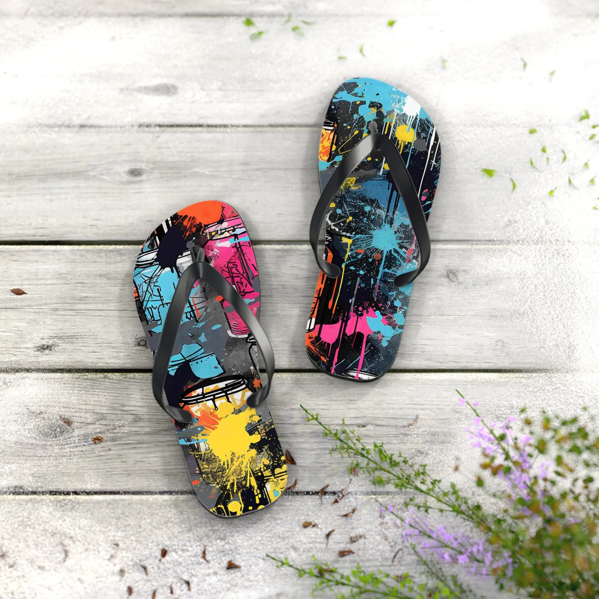 Slapz Flip Flops - Trendy Summer Footwear for Beach and Casual Outings