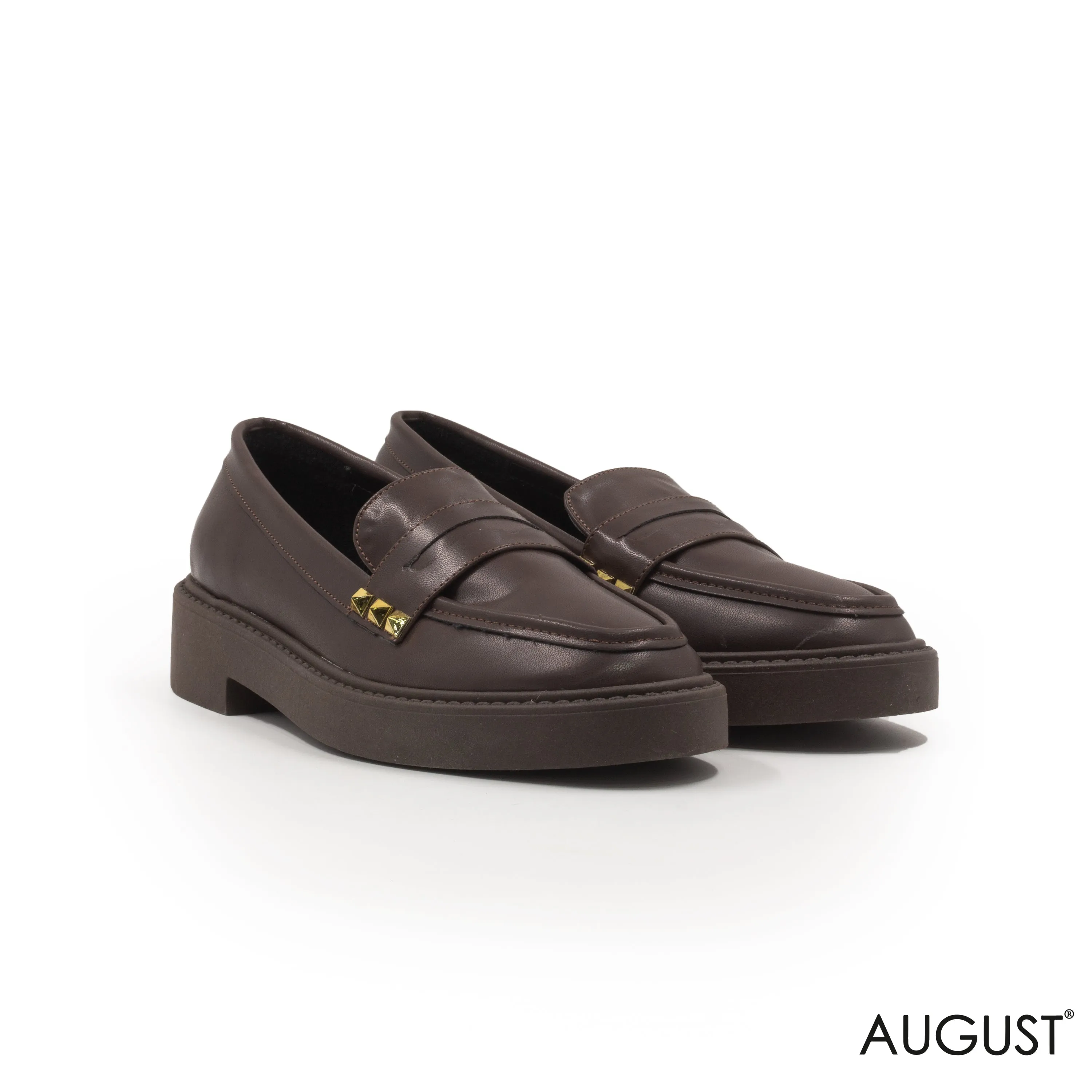 SMOOTH BEIGE LEATHER LOAFERS