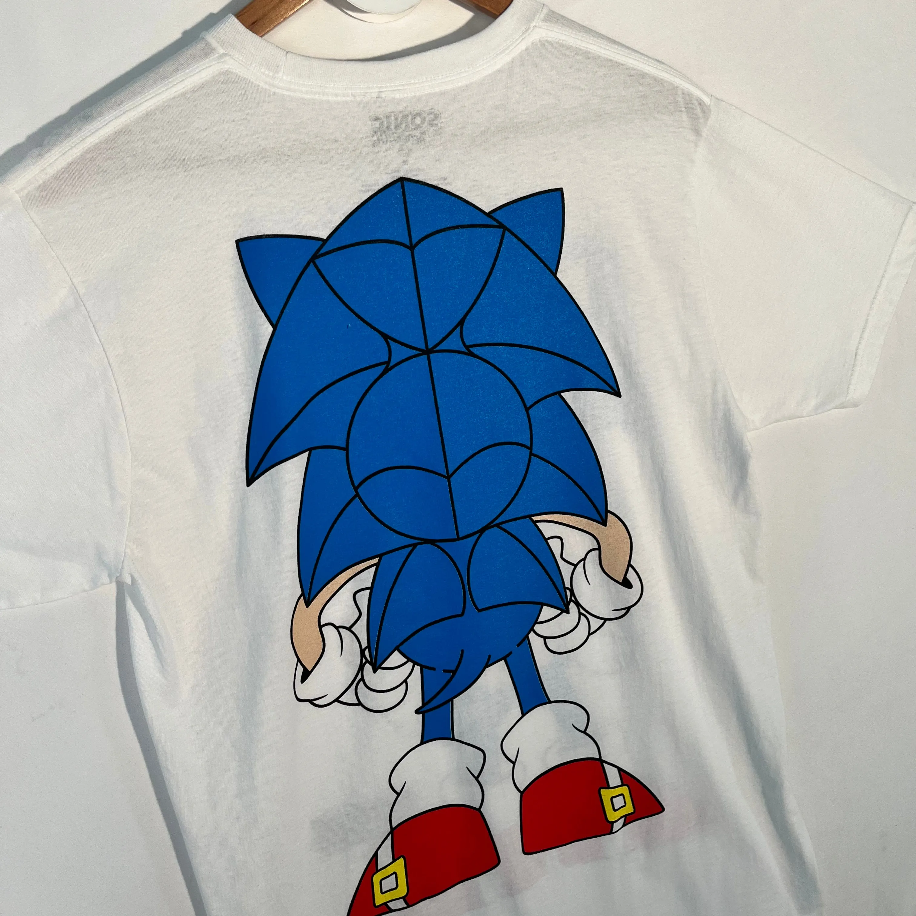 Sonic The Hedgehog Front and Back Graphic Tee - White